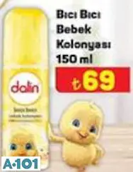 DALİN BICI BICI BEBEK KOLONYASI 150 ML